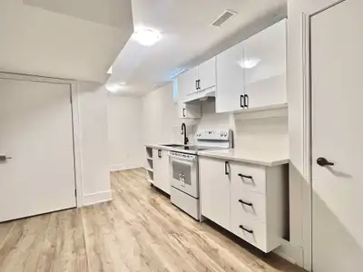 Beautiful and newly renovated basement apartment available starting June 1st in a quiet and convenie...