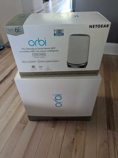 Netgear Orbi 960 Series Quad-Band WiFi 6E Mesh System, View more