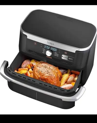 Ninja AD600CO Foodi DualZone FlexBasket Air Fryer 7 in 1 with 11, View more