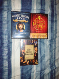 3 Country Music DVD'S Trade