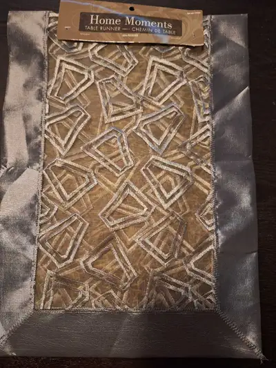 NEW Stunning Silver Table Runners x2, View more