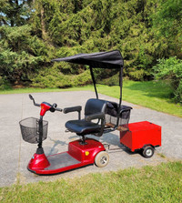 Mobility Scooter Lynx L-3X + TRAILER + SUN COVER