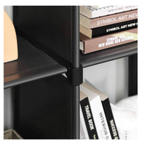 9-Cube DIY Storage Shelves, Open Bookshelf Closet Organizer Rack