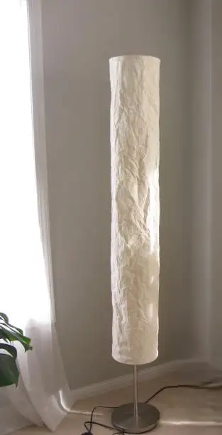 Vintage (2001) Ikea Skyar Paper Shade floor lamp, View more