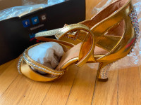 Variety of High End Ballroom/Dance Shoes-Suede Soles--Mostly New