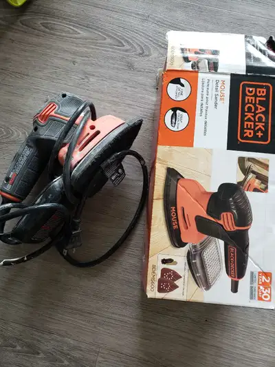 Sander black +decker, View more