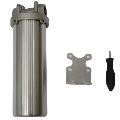 Stainless Steel Housing Water Filter 10’’Filter 3/4in NPT 025004, View more