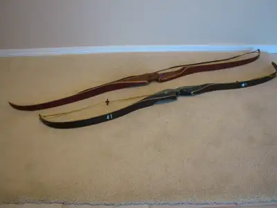 Archery - two recurve bows, View more