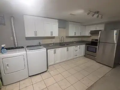 3 bedrooms. 1 bathroom basement for rent