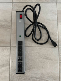 Steelcase Surge Protector with 6 ft Extension Cord & 6 Outlets