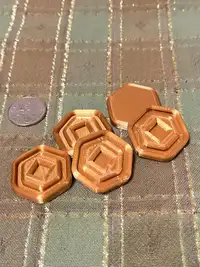 Robux coins (plastic) from Roblox game