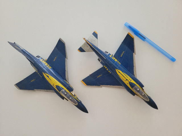Vintage USA Navy "Blue Angels" Phantom Jets (Set of 3) in Arts & Collectibles in City of Toronto - Image 4