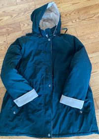Liz Claiborne ladies winter coat forest green sz 2X warm jacket