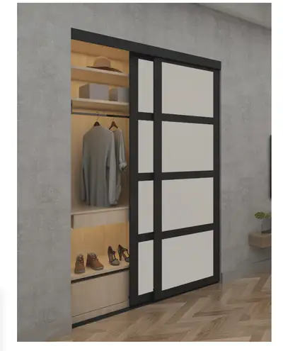 New sliding closet doors from Home Depot, View more