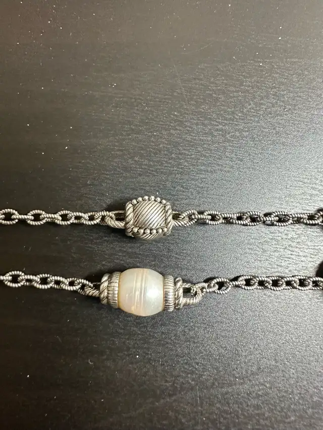 Judith Ripka silver and pearl necklace in Jewellery & Watches in City of Montréal - Image 7
