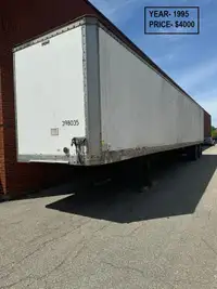 For Sale: two 53' Storage Trailer Dry Van (1995 & 1999)