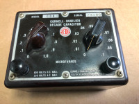 Cornell-Dubilier CDB3 Decade Capacitor Box 0.01-1.1uF