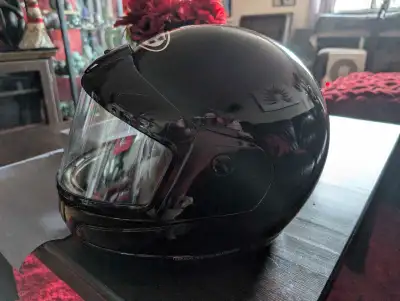 Small black MJC Fullface Helmet. Few scratches but it has never been in a collision. It may have bee...
