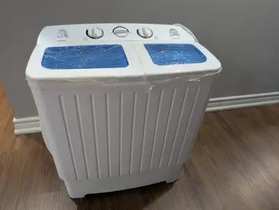 Twin-Tub Washing machine  dryer One time used, View more