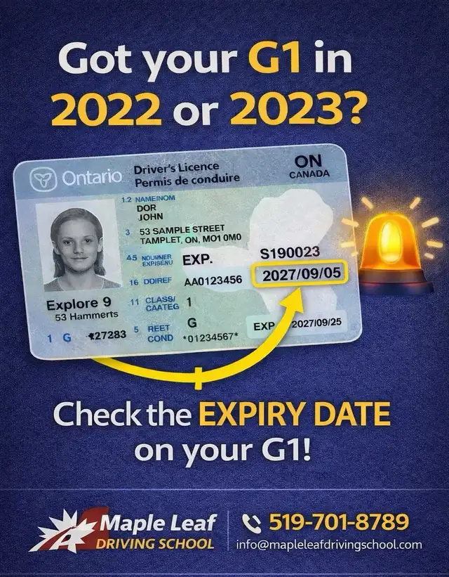 G2/G driving lessons65281312219521120