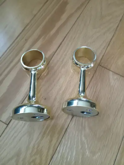Pair of wardrobe or towel mounts, View more