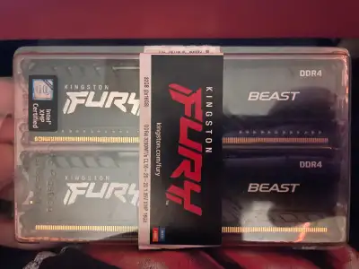 Kingston fury DDR4 16GB ram, View more