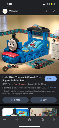 Thomas the train bed fram ( mattress not included) 