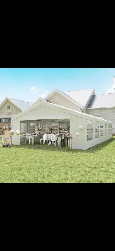 40'x20' Heavy Duty Large Party Tent & Carport with Sidewalls, View more