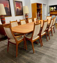 Teak Mid Century Modern Dining Chairs 