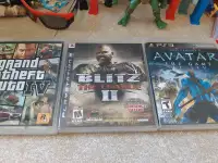 PS3 lot de 2 jeux vidéos à vendre 