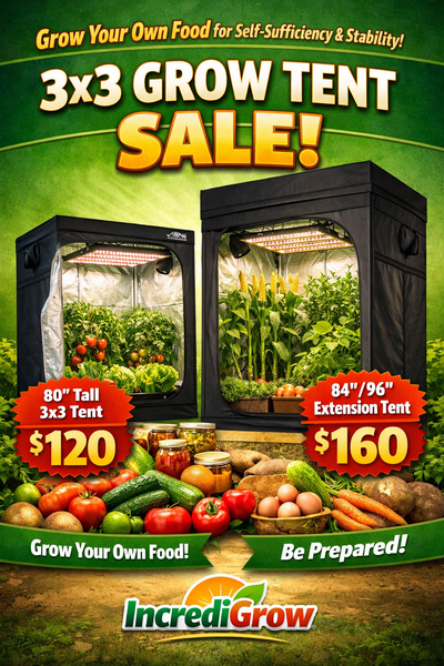 3x3 Grow Tent SALE – Grow Your Own Food Year-Round | Calgary, View more