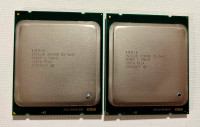 2x Intel Xeon E5-2667 2.90 GHz Server CPUs