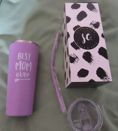 Travel Tumblers 22 oz NEW in Box "Best Mom Ever" Great Gift, View more
