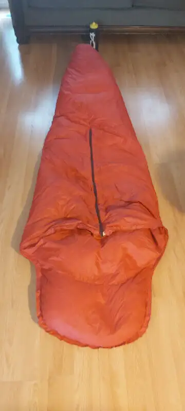 Caravan  grey goose down mummy sleeping bag, View more