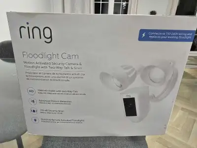 MINT RING FLOODLIGHT CAM HARDWIRED, View more