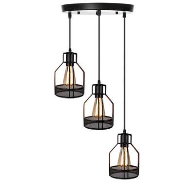 3-Light Industrial Antique Kitchen Island Pendant Light - New in, View more