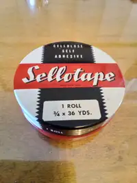 Vintage Sellotape Tin