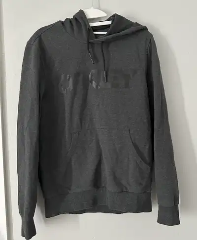 Dark grey sweatshirt in great used condition. Washed and ready to go- from a smoke and pet free home...