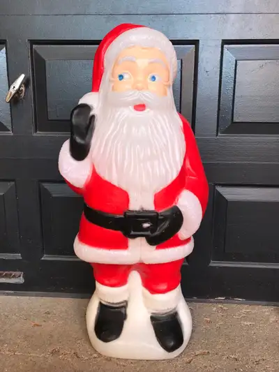 Vintage Santa Blow Blo Mold 1990s  V GOOD COND 32x10x11”, View more