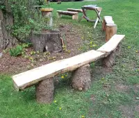 Rustic Benches hand made Norval Ontario area