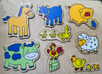 Toddler wooden puzzle 