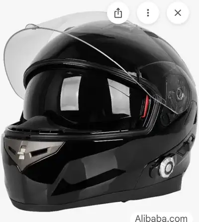size XL black matte brand new in open box [ DOT Modular Motorcycle Helmet ] FreedConn Bluetooth helm...