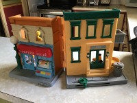 Maison Sesame  Street jouet ancien.