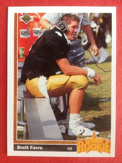 Upper Deck 1991 NFL Football ~ Brett Favre ~ Rookie Card, View more