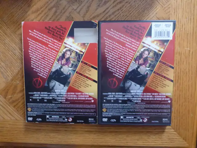 V For Vendetta Special Edition (2 DVDs)    near mint  $5.00 in CDs, DVDs & Blu-ray in Saskatoon - Image 3