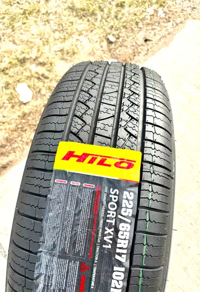 These are a Brand New Set of 4 Tires. I DO NOT INSTALL. 225/65R17 Hilo XV1 All Season Tires. $480 FI...