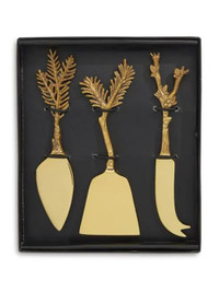NEW in BOX Anthropology Cheese Knives set (ret. $159)