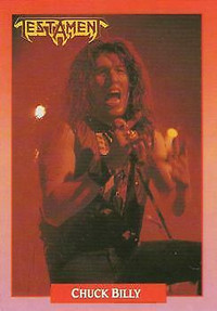 1991 Brockum Rock Cards #115 - Chuck Billy NM/MT.