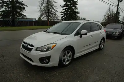 2012 SUBARU IMPREZA HATCHBACK -White exterior & Black interior -Fb20 (2.0L) Engine -5 Speed, Awd -12...