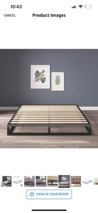 Twin sized bed frame